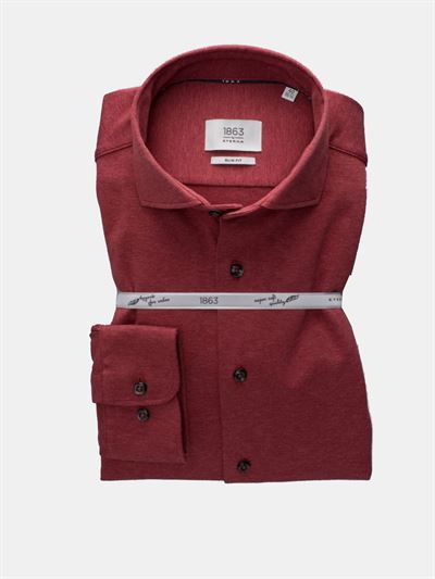 Eterna rød jersey super soft by1863. Slim Fit 2168 56 YS82